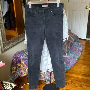 Madewell Women’s Black 9’ High-Rise Skinny Jeans Sz: 30T